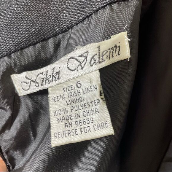 Nikki Valenti 100% Irish Linen Embroidered Dress - Picture 3 of 10